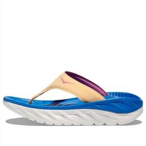 NEW HOKA women's ora recovery flip slide in impala coastal sky